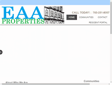 Tablet Screenshot of eaa-prop.com